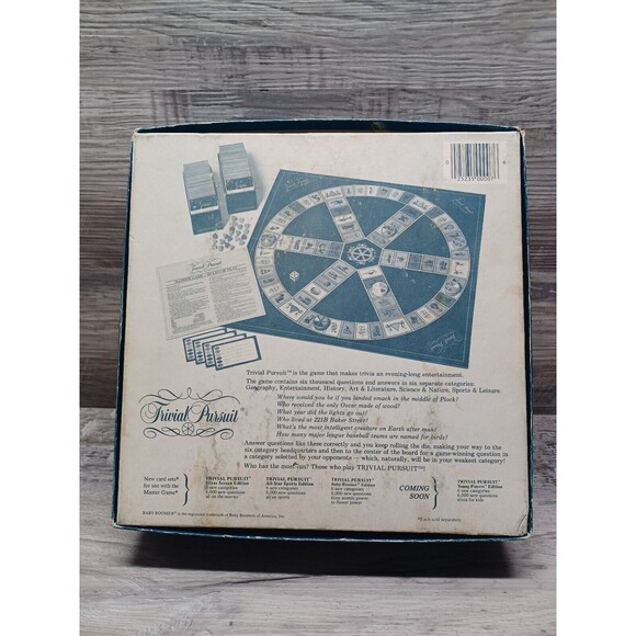 Trivial Pursuit Master Game-Genus Edition Original Vintage 1981 - Picture 6 of 10